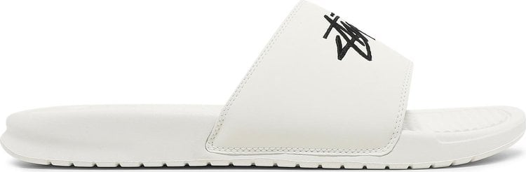 صندل Nike Stussy x Benassi 'Sail' باللون الأبيض