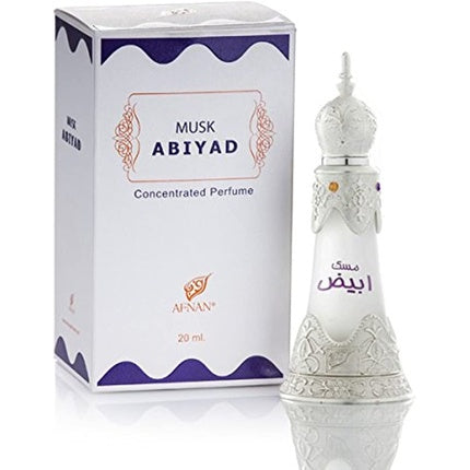 Afnan Musk Abiyad 20 ml Musk sandalwood, rose and agarwood