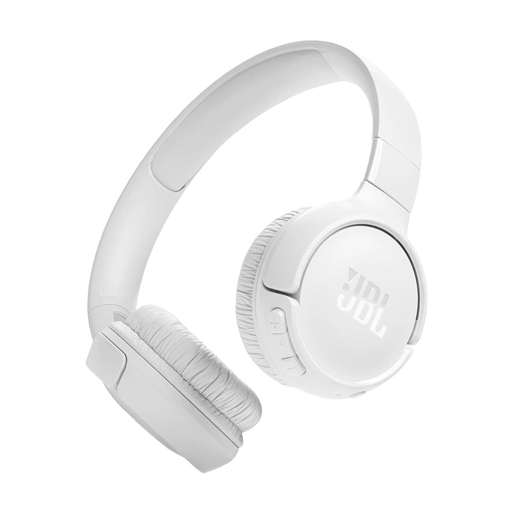 سماعات JBL Tune 520BT اللاسلكية، باللون الأبيض