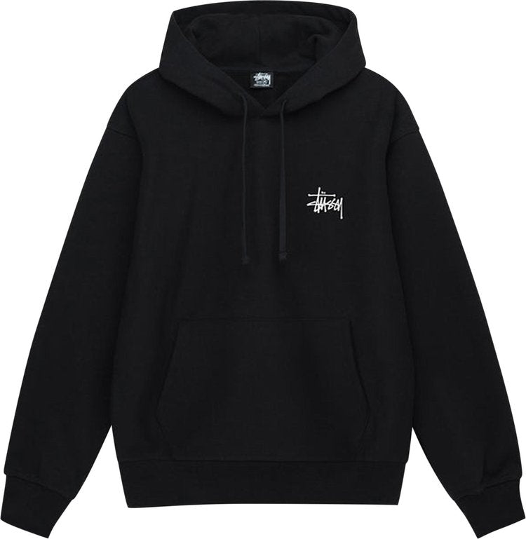 Stussy Basic Hoodie 'Black', black