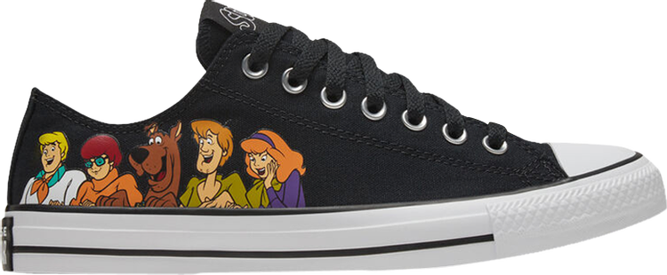 Converse Scooby-Doo x Chuck Taylor All Star Low Mystery-Solving Gang Sneakers, Black