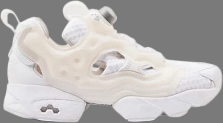 Sandro x instapump fury txt sneakers Reebok, white