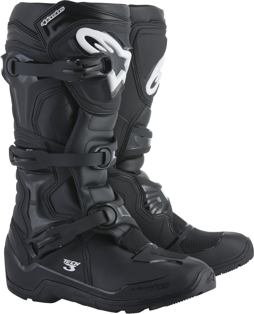 حذاء دراجات نارية Alpinestars Tech 3 Enduro، أسود/أبيض