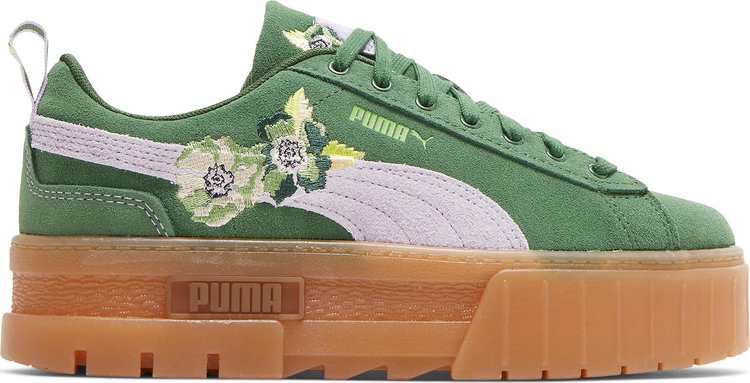 حذاء رياضي Puma Liberty of London x Wmns Mayze Floral - Greener Pastures، باللون الأخضر