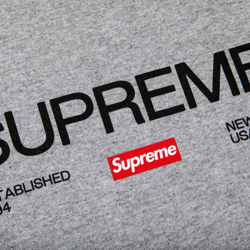 T-shirt Supreme Est. 1994, gray