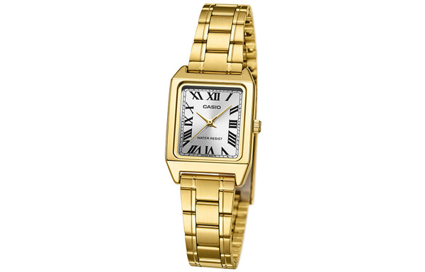 CASIO Quartz Waterproof Analog Watch 'Gold', yellow