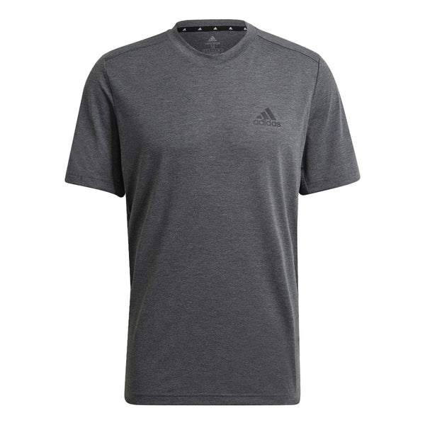 Adidas Aeroready Designed to Move Feelready Sport Tee 'Dark Grey', Gray