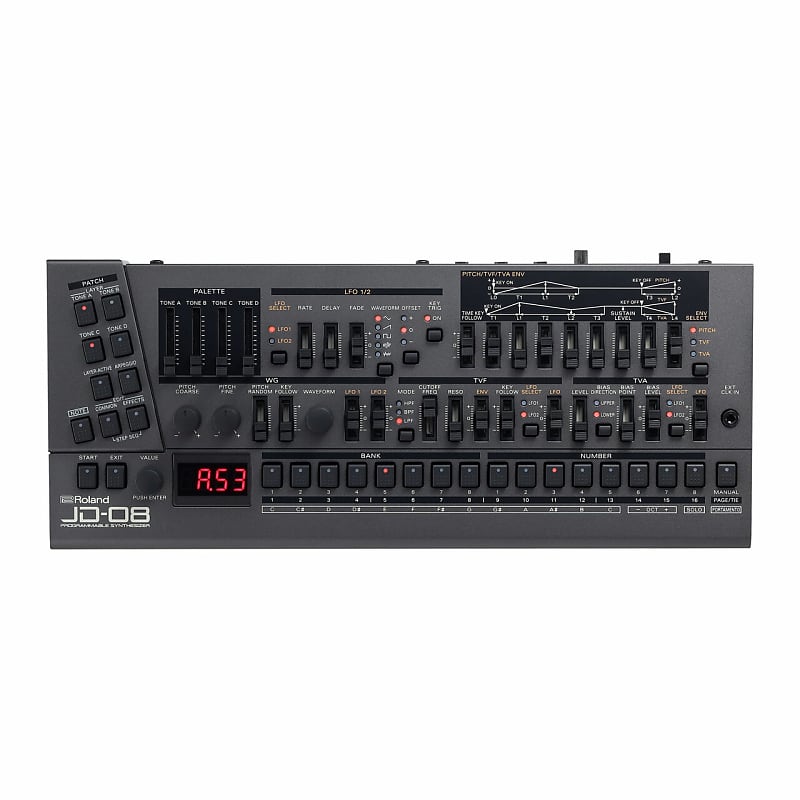 وحدة صوت سلسلة Roland Boutique JD-08 [موسيقى الموجات الثلاث] وحدة صوت سلسلة Roland Boutique JD-08