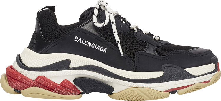 Balenciaga Triple S Sneaker Black Red, black