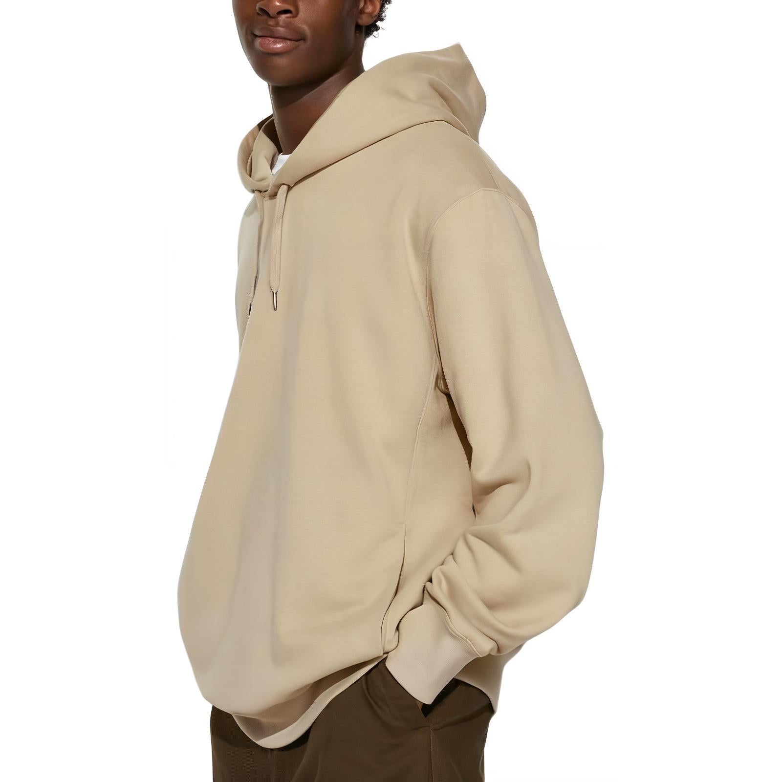 Men's sweatshirt beige Uniqlo, beige