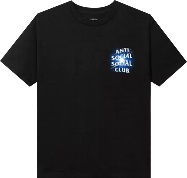 Anti Social Social Club Pain Glow In The Dark Tee 'Black', black