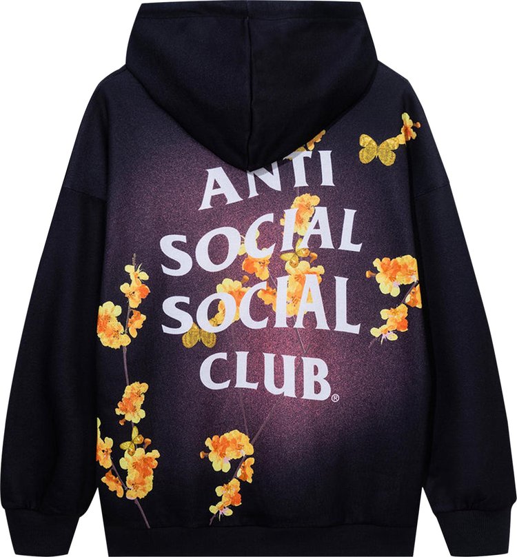 Anti Social Social Club Kkoch Engineered Hoodie Black