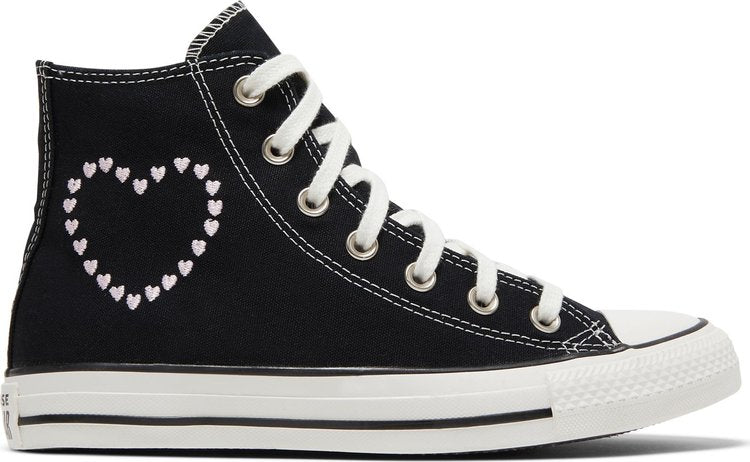 Converse Wmns Chuck Taylor All Star High Embroidered Hearts - Black