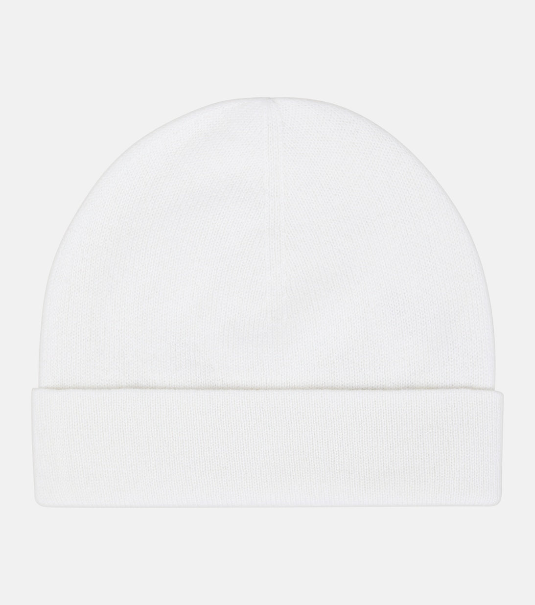 Helmut Max Mara cashmere hat, white