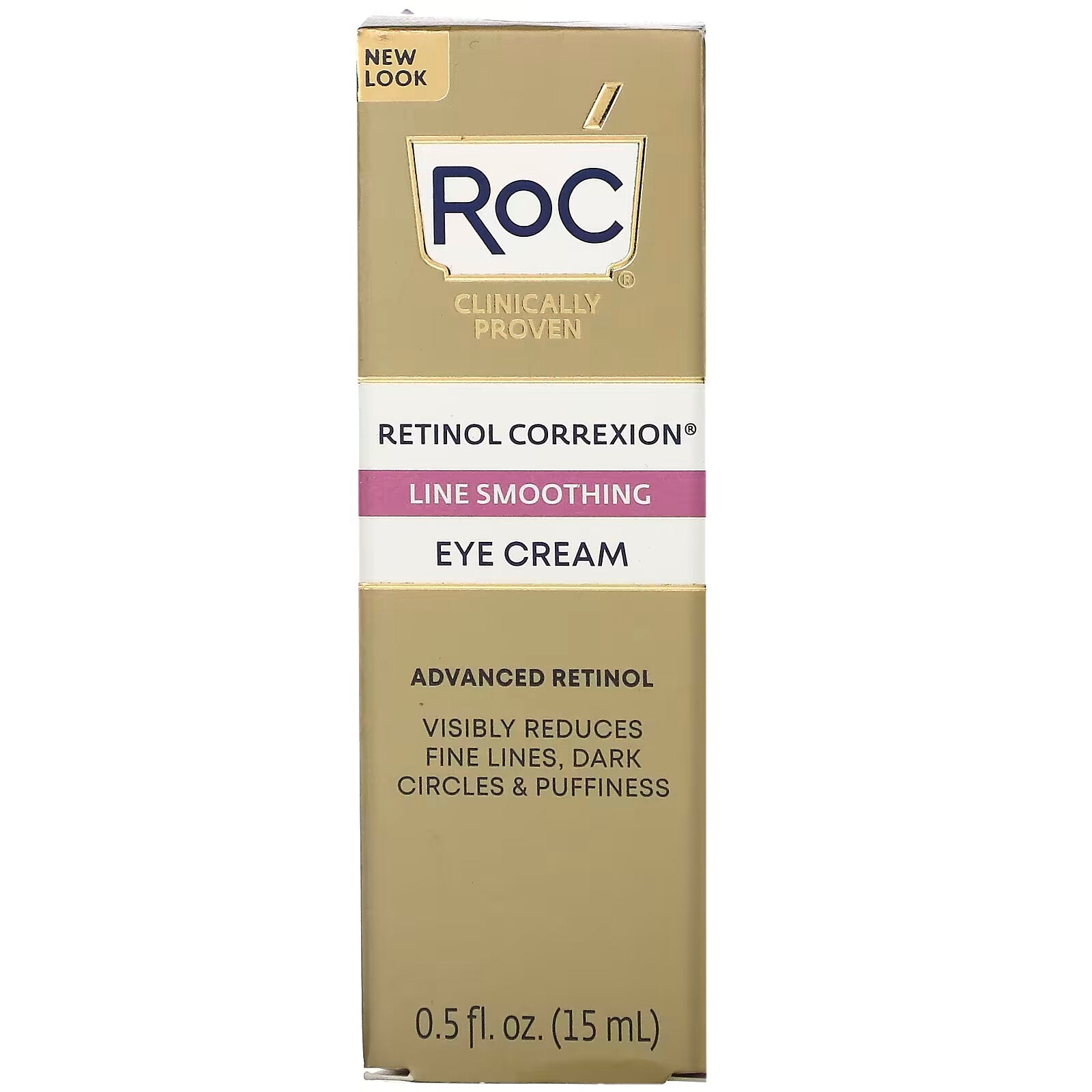 RoC, Retinol Smoothing Eye Cream, 0.5 oz (15 ml)