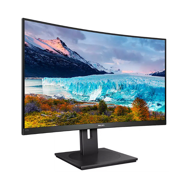 Curved monitor Philips 325S1CAE, 31.5", 2560 x 1440, 144 Hz, VA, black