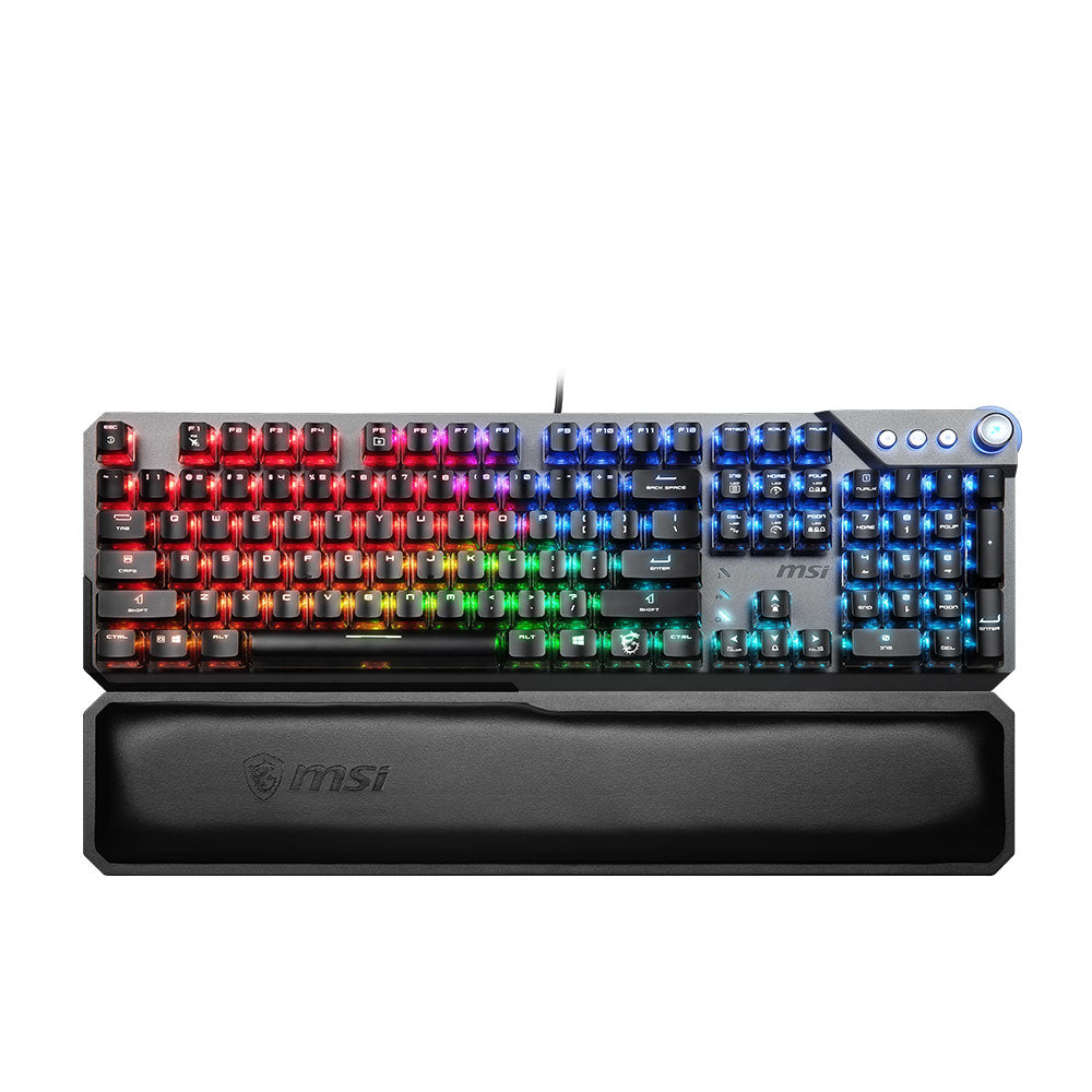 MSI GK71 Sonic Mechanical Wired Gaming Keyboard - Red Switches, Black English layout