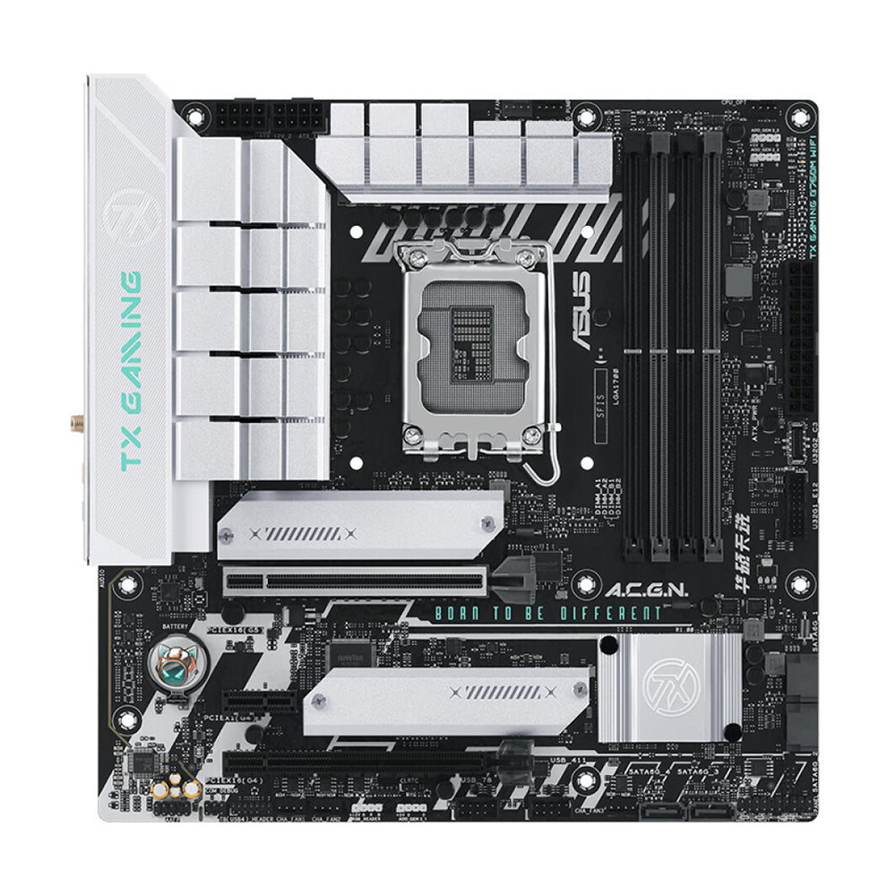 لوحة أم Asus TX GAMING B760M، LGA1700، واي فاي، DDR5