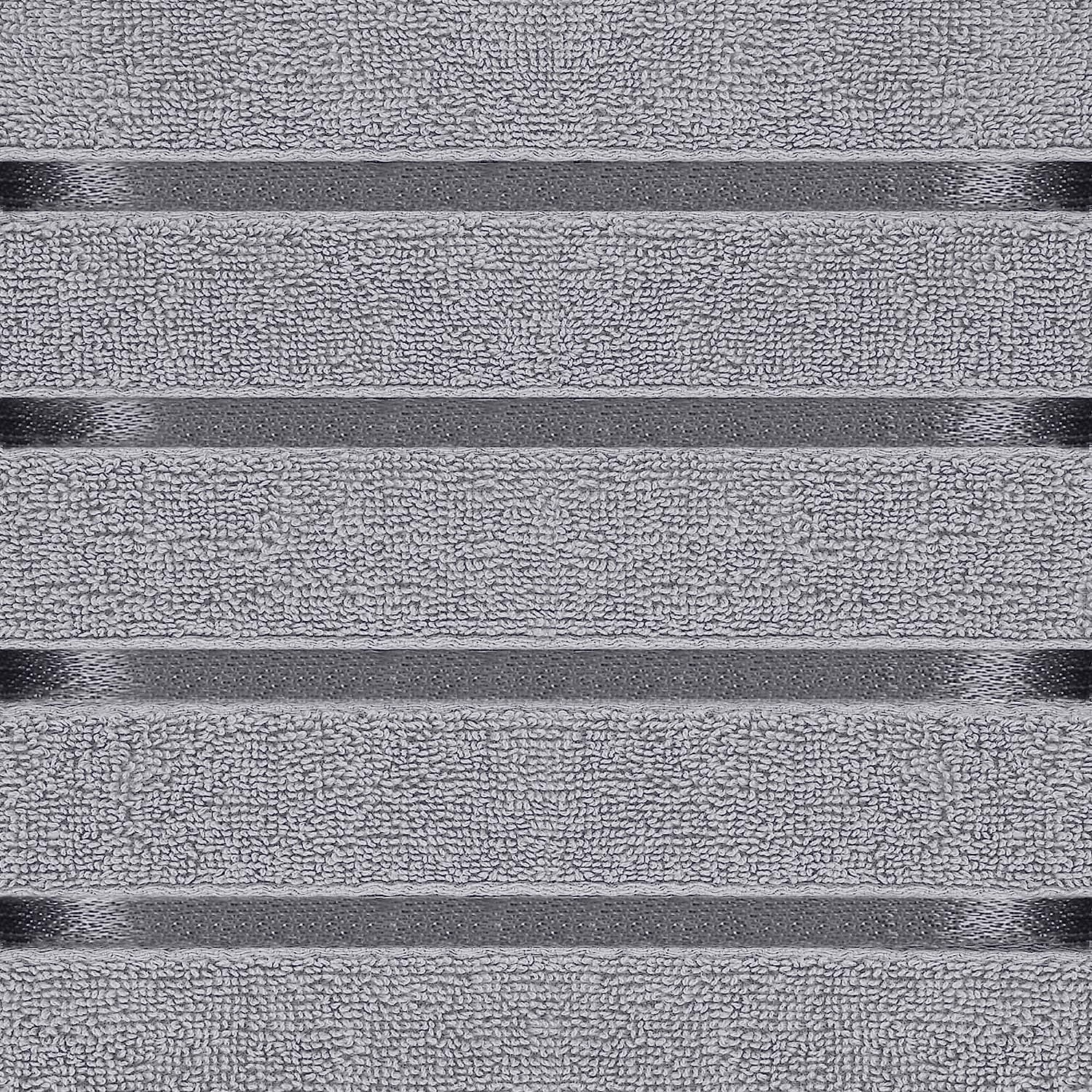 Utopia Towels Luxury Set, 8 Pieces, Gray