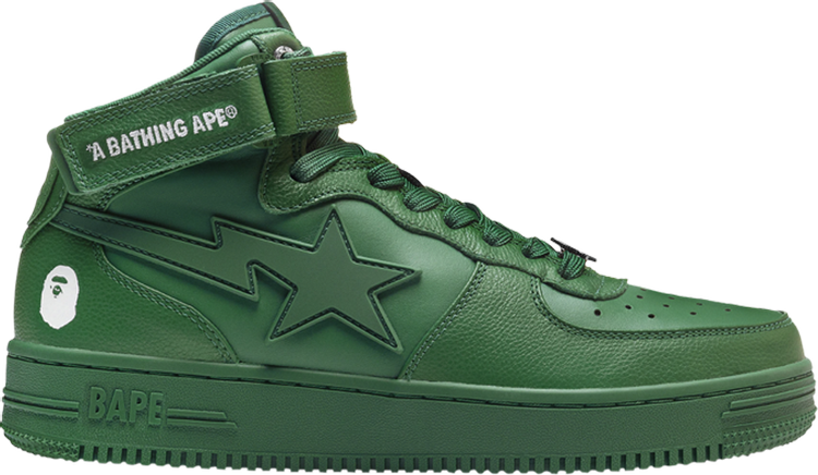 Sneakers Bapesta Mid Green, green