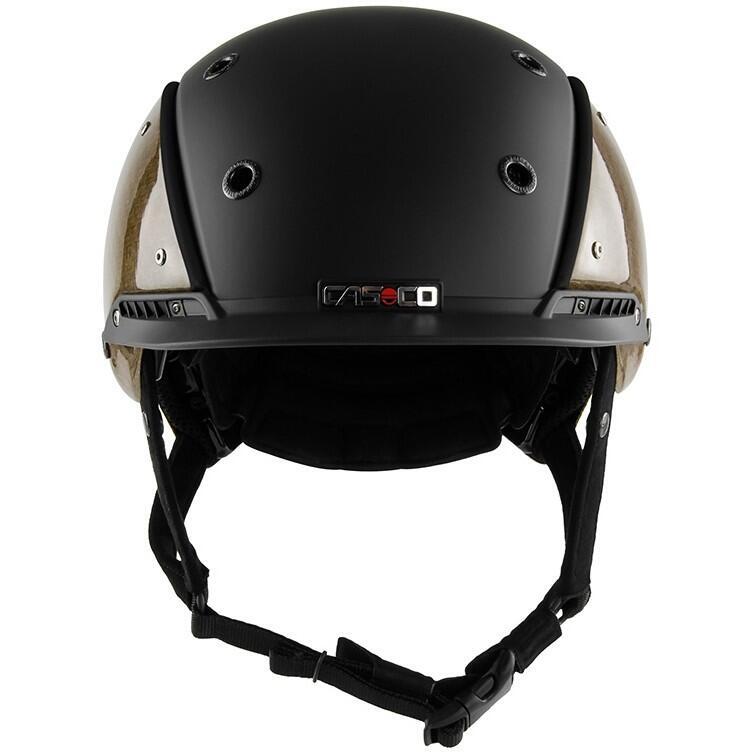 Casco Champ-3 Flax Fiber Riding Helmet, Black