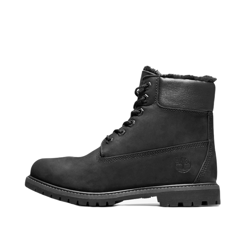 Timberland 6 Inch Premium Shearling Boots, Black