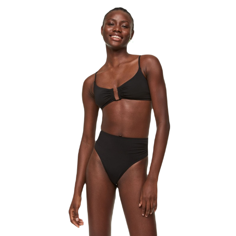 H&M Brazilian Bikini bottom, black