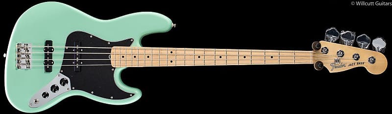 Fender American Performer Jazz Bass Satin Surf Green (072) Bass Guitar