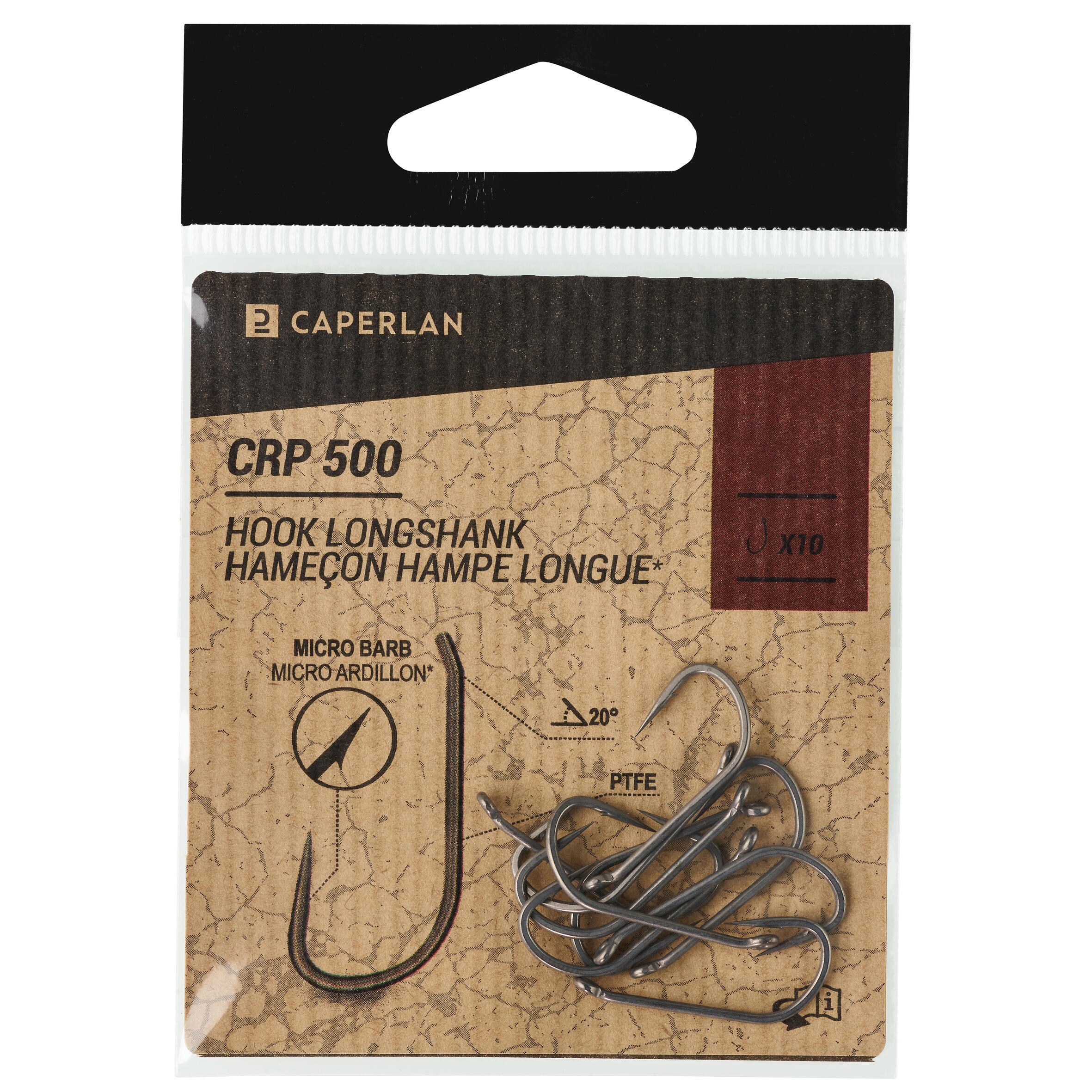 Fishing hook 500 long shank CAPERLAN