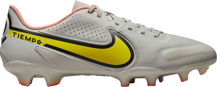 Nike Tiempo Legend 9 Academy MG 'Phantom Yellow Strike' Boots, Cream