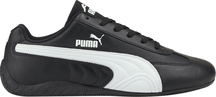 حذاء رياضي Puma Speedcat Shield باللونين الأسود والأبيض والأسود