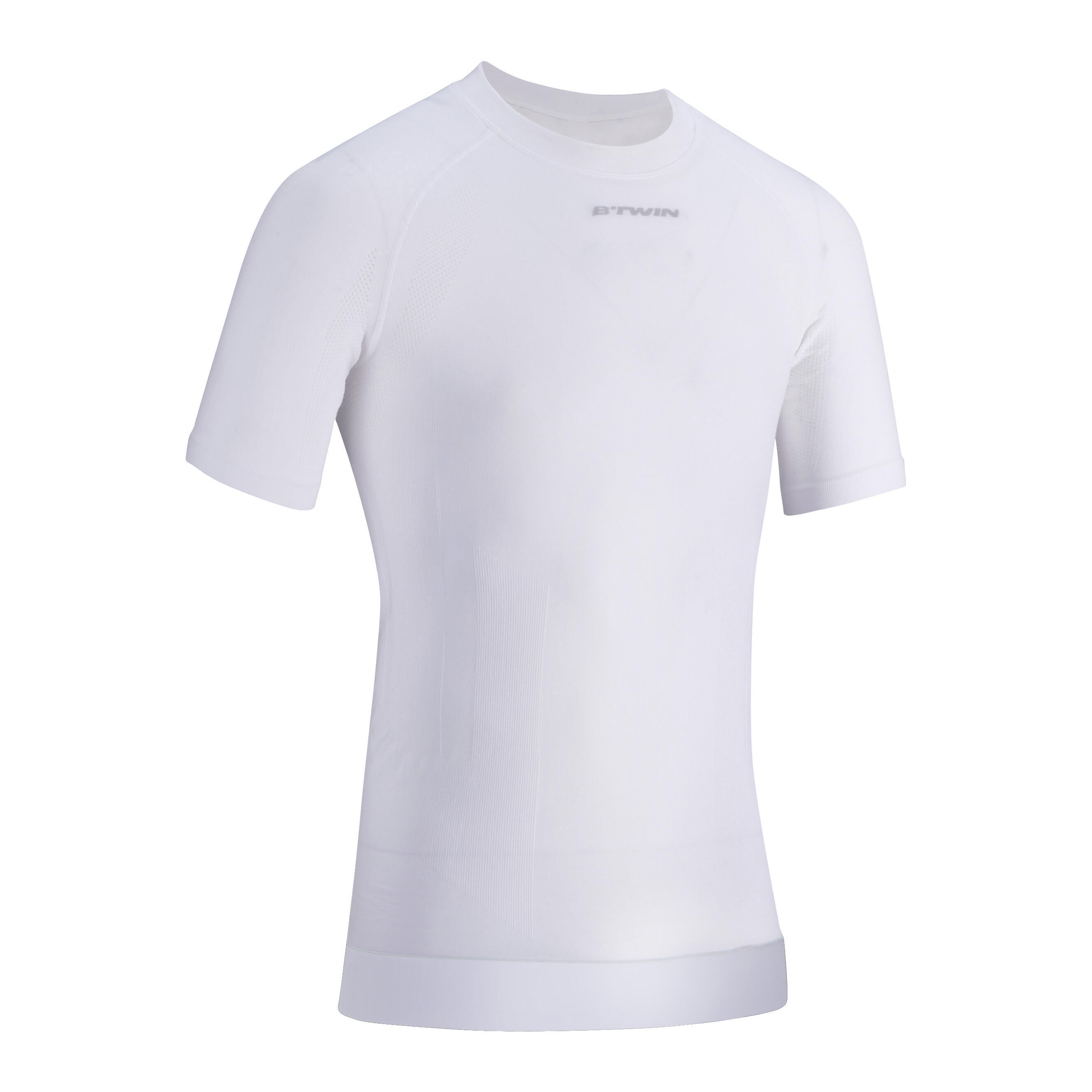 Short Sleeve Cycling Thermal Underwear White RR900 Van Rysel