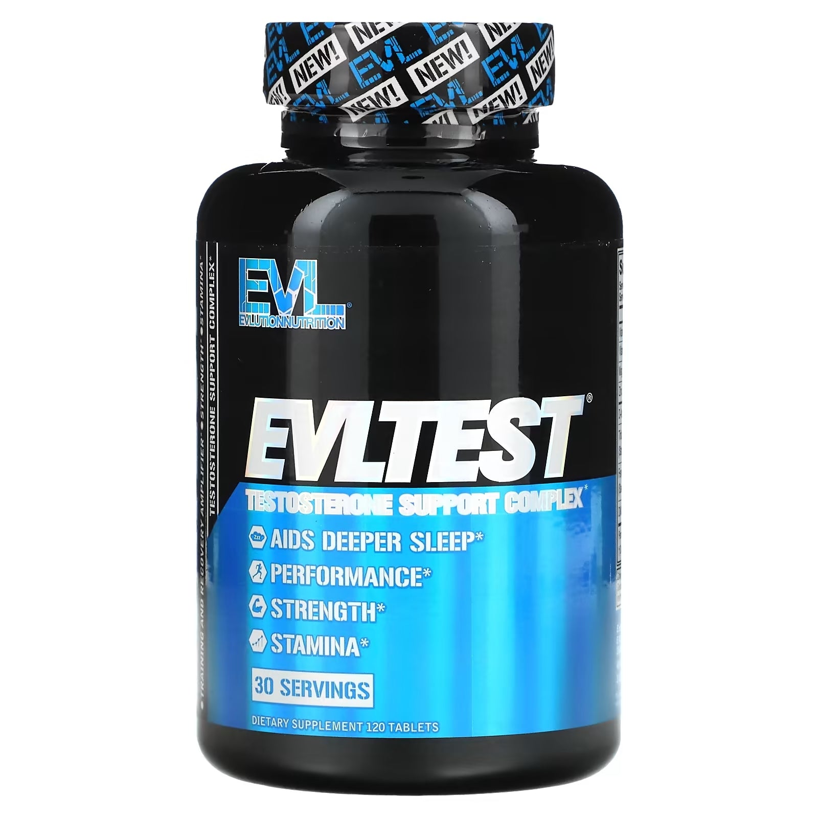 EVLution Nutrition EVLTest Testosterone Support Complex, 120 Tablets