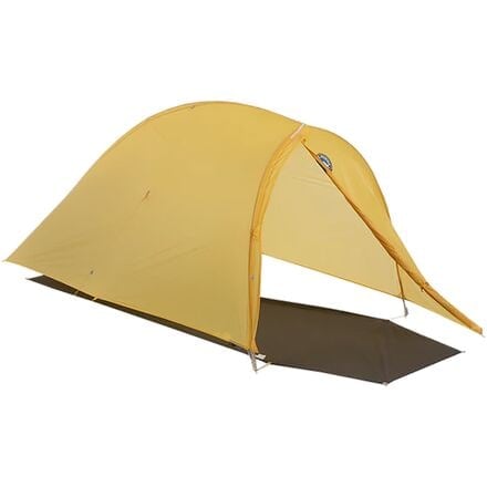 خيمة الدراجات Fly Creek HV UL1: شخص واحد، 3 مواسم Big Agnes، أصفر/رمادي