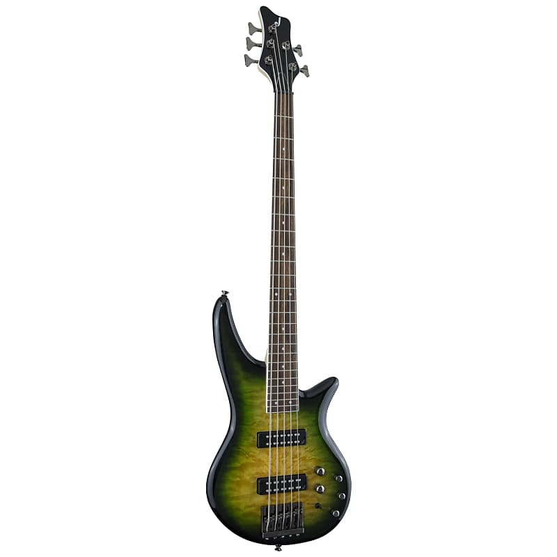 Jackson JS Series Spectra Bass JS3QV 5-String Bass, Alien Burst