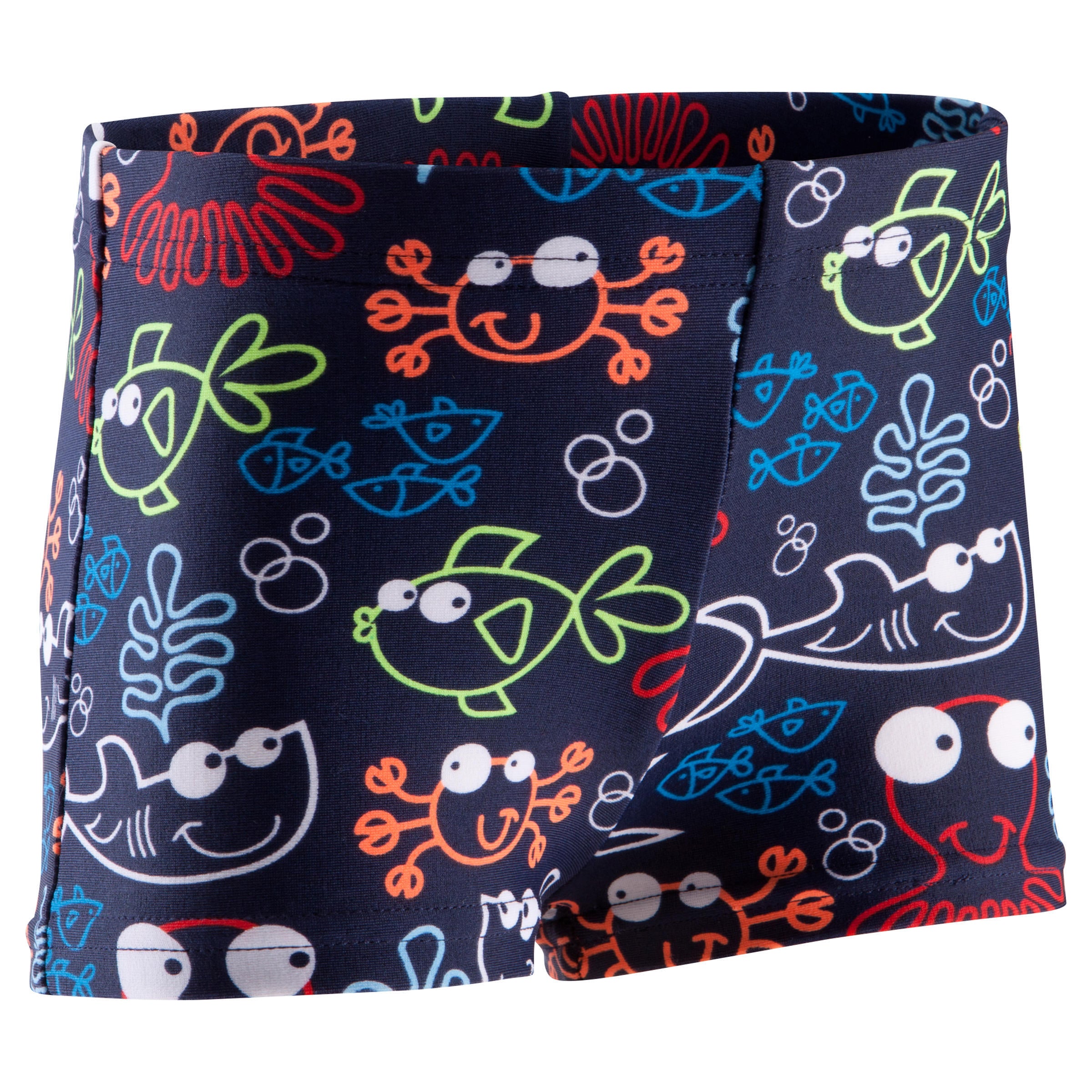 Children's boxer trunks multi-colored Nabaiji