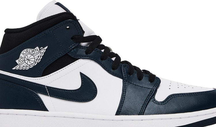 Air Jordan 1 Mid Armory Sneakers, White-Blue