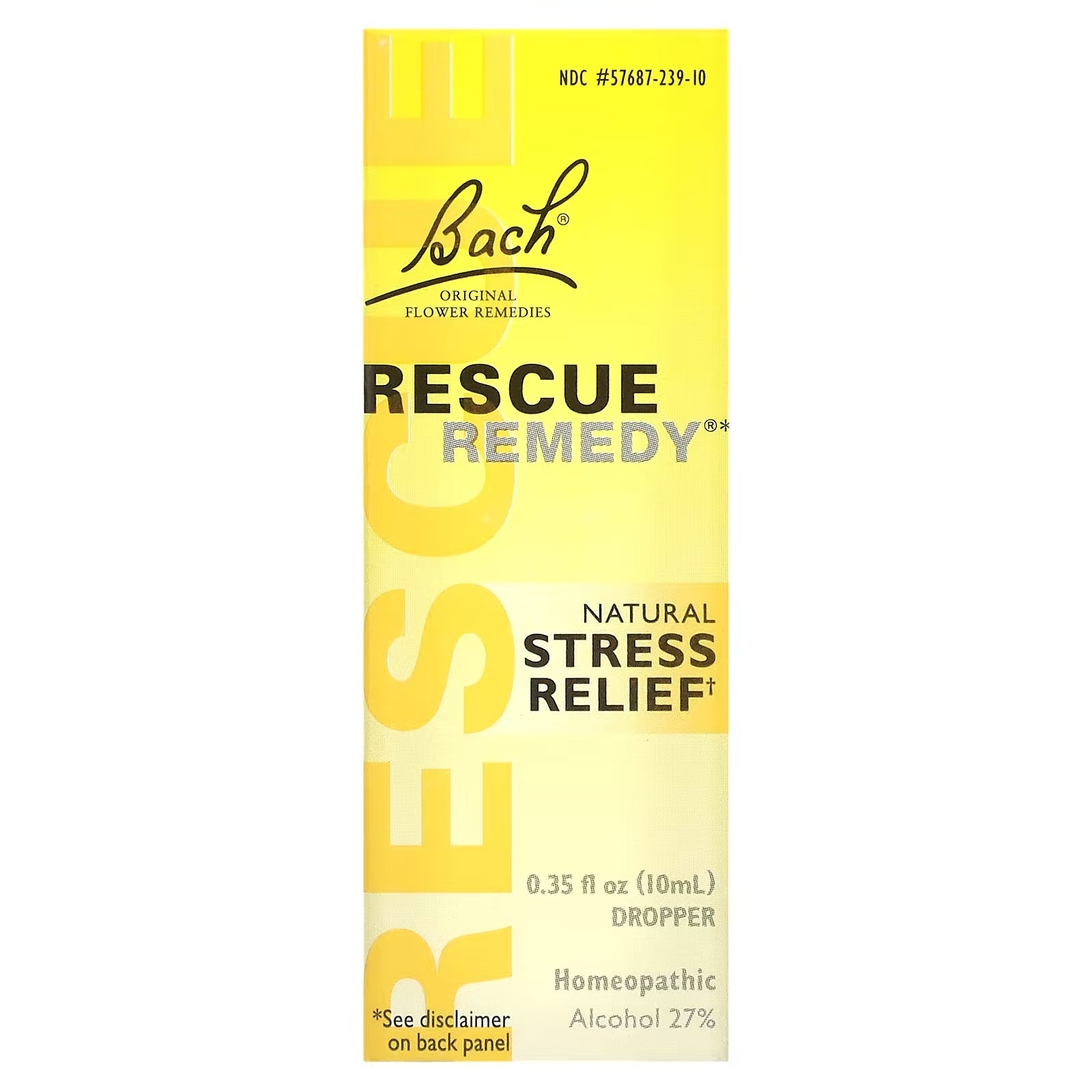 Bach Rescue Remedy original natural floral stress reliever, 10 ml