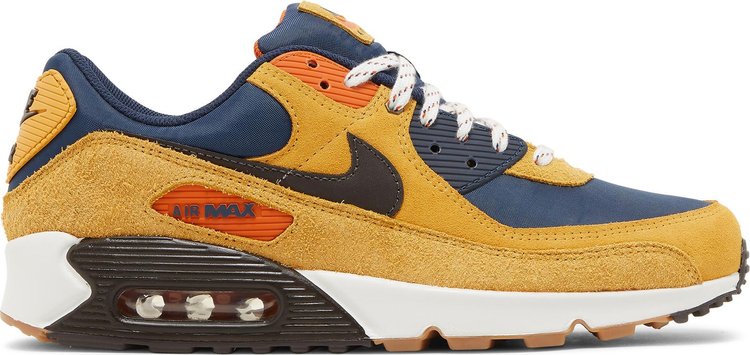 Nike Air Max 90 'Bucktan Team Navy' Tan