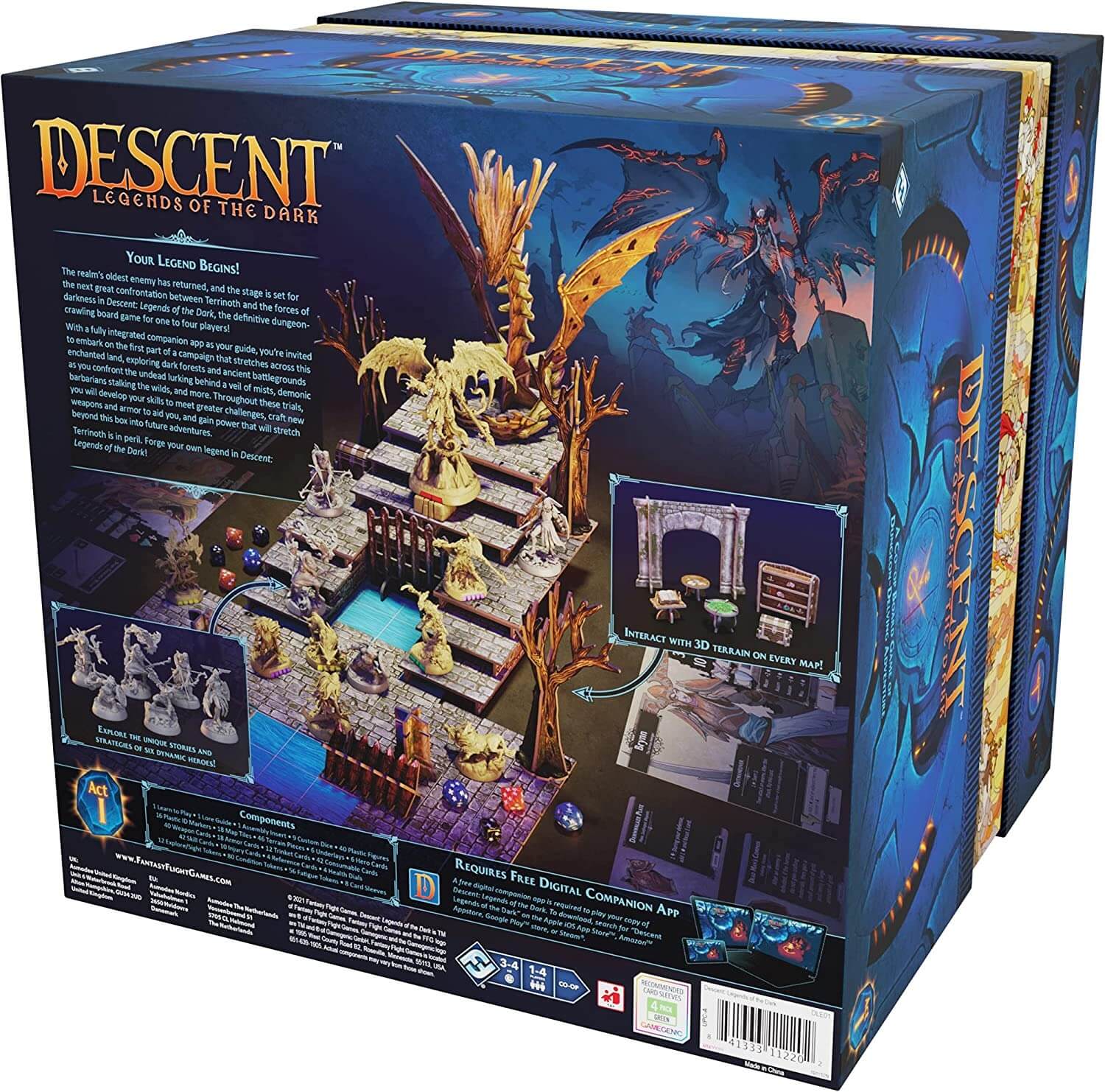 لعبة لوحية Fantasy Flight Games Descent Legends Of The Dark