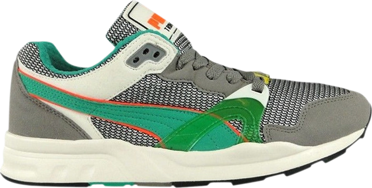 حذاء رياضي Puma Trinomic XT-1 Plus OG Steeple Grey Vivid Green، رمادي