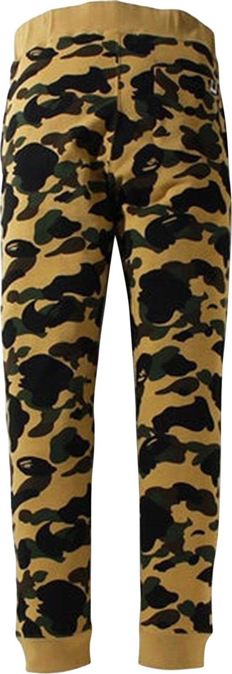 BAPE 1st Camo Shark Slim Fit Sweatpants 'Yellow', Yellow