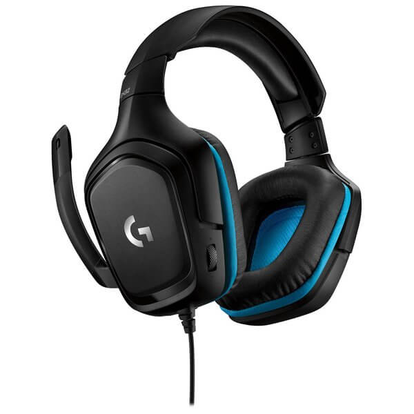 Logitech G432 Gaming Headset, Black