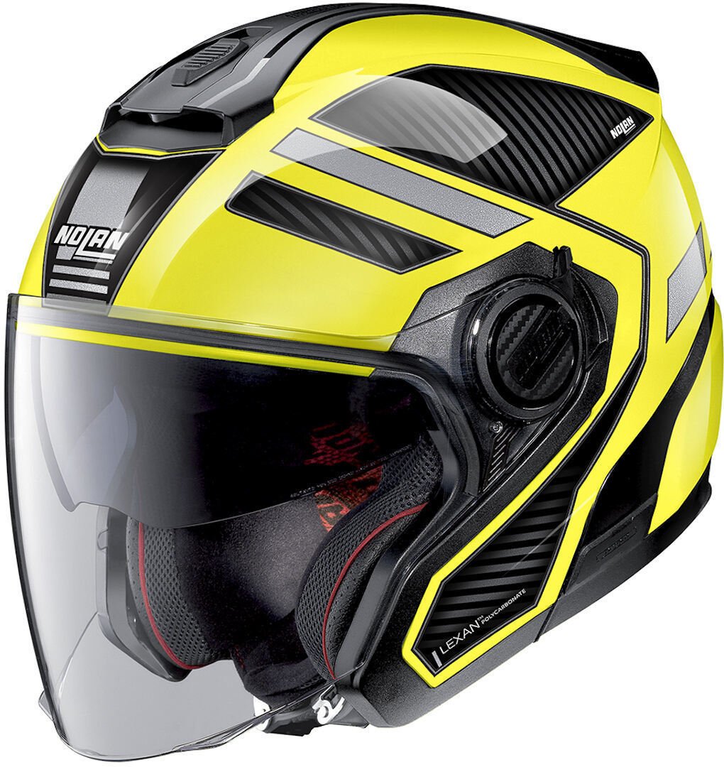 Nolan N40-5 Beltway N-Com Jet Helmet, Yellow/Black