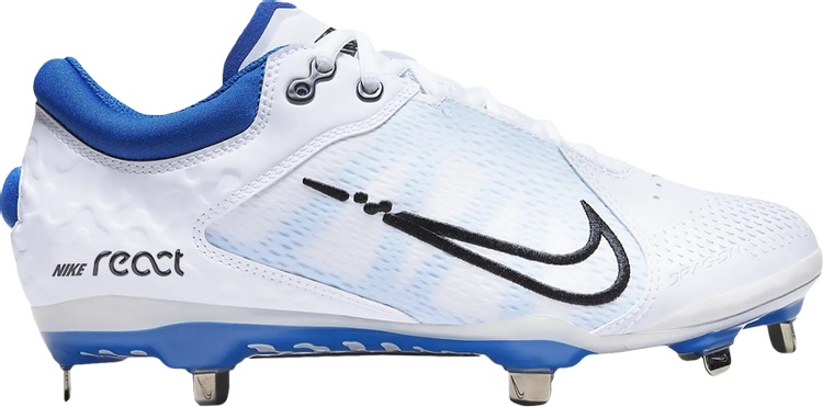 Nike Wmns HyperDiamond 4 Elite 'White Game Royal' Boots, White