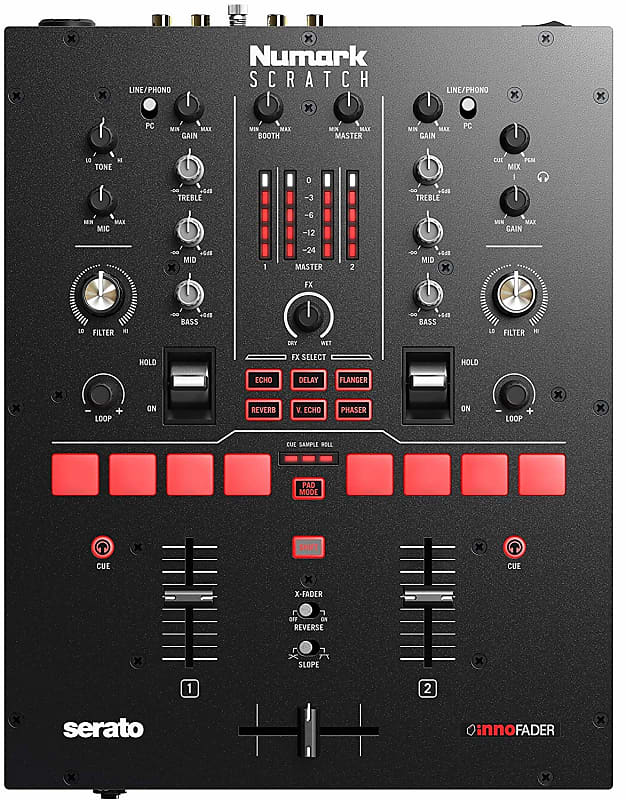 Numark 2-Channel Scratch Mixer - Scratch for Serato DJ Pro