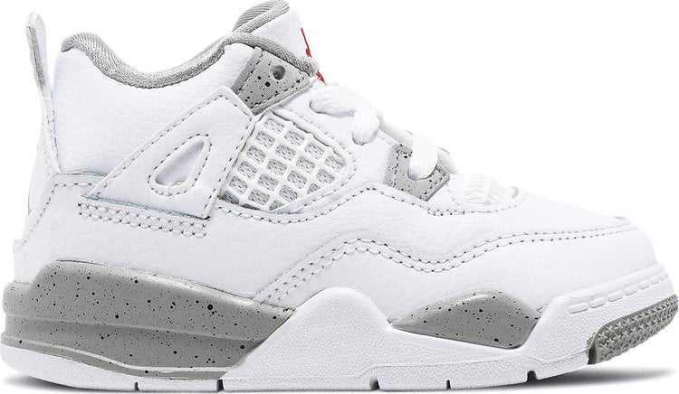 Air Jordan 4 Retro TD White Oreo sneakers, white