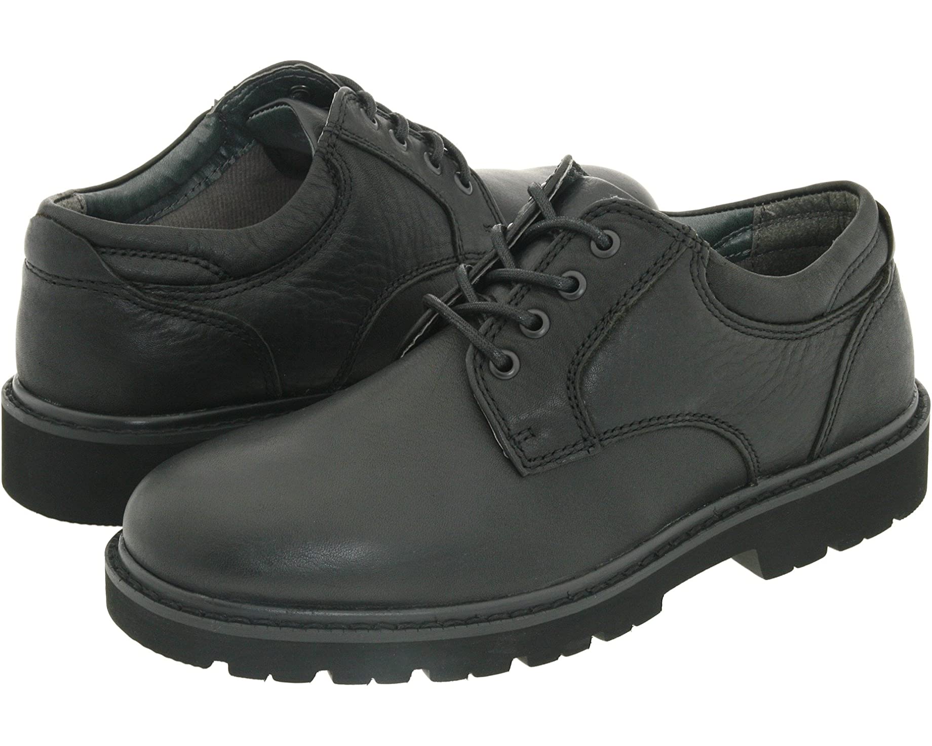 Shelter Plain Toe Dockers Oxfords, leather