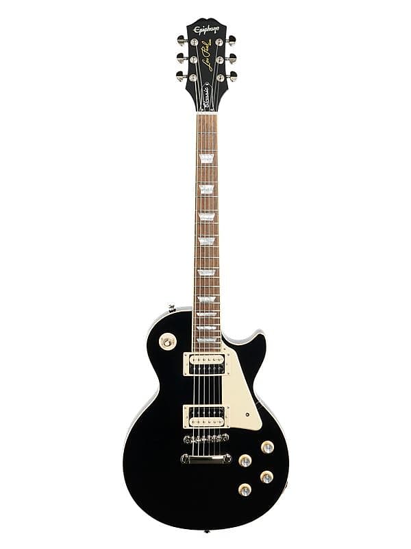 جيتار Epiphone Les Paul الكلاسيكي الأبنوسي EILO EBNH1