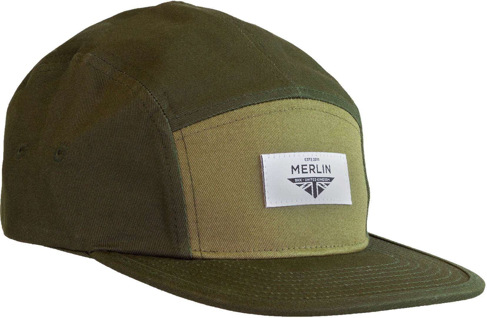 Merlin Dales 5 Panel Cap, Green